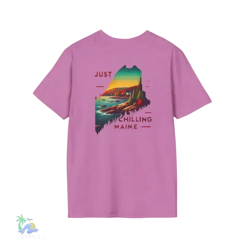Maine Graphic T-Shirt – Summer Style Tee | Lightweight Cotton, Travel Gift - Just Chilling Inc.
