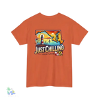 Maryland State Vibes – Unisex Cotton Tee | Classic Fit Shirt With Shoulder Tape - Just Chilling Inc.