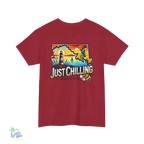 Maryland State Vibes – Unisex Cotton Tee | Classic Fit Shirt With Shoulder Tape - Just Chilling Inc.