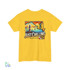 Maryland State Vibes – Unisex Cotton Tee | Classic Fit Shirt With Shoulder Tape - Just Chilling Inc.