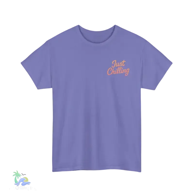 Maryland State Vibes – Unisex Cotton Tee | Classic Fit Shirt With Shoulder Tape - Just Chilling Inc.