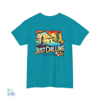 Maryland State Vibes – Unisex Cotton Tee | Classic Fit Shirt With Shoulder Tape - Just Chilling Inc.
