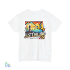 Maryland State Vibes – Unisex Cotton Tee | Classic Fit Shirt With Shoulder Tape - Just Chilling Inc.