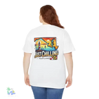 Maryland State Vibes – Unisex Cotton Tee | Classic Fit Shirt With Shoulder Tape - Just Chilling Inc.