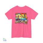 Maryland State Vibes – Unisex Cotton Tee | Classic Fit Shirt With Shoulder Tape - Just Chilling Inc.