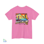 Maryland State Vibes – Unisex Cotton Tee | Classic Fit Shirt With Shoulder Tape - Just Chilling Inc.