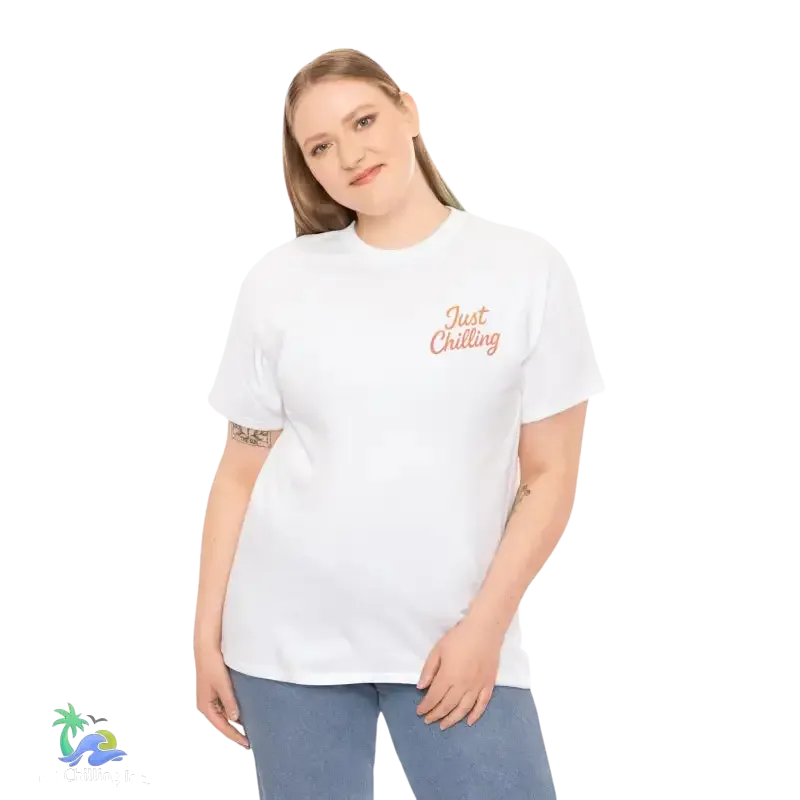 Maryland State Vibes – Unisex Cotton Tee | Classic Fit Shirt With Shoulder Tape - Just Chilling Inc.