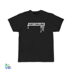 Men's Biker Tee - Short Sleeve Shirt With Unique Biker Graphic Design - Just Chilling Inc.