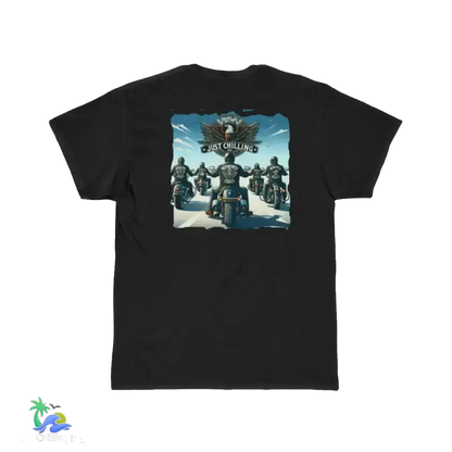 Men's Short Sleeve Tee biker design - Just Chilling Inc. - 
