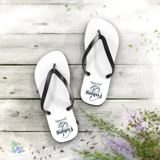 Men’s Slide Sandals- Fishing the addictions real - L / Black sole - Shoes