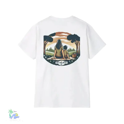 Mom & Son Matching Ultra Cotton Tee – Just Chillin’ Collection - Just Chilling Inc. - 