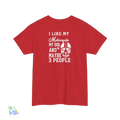 Motorcycle Dog Tee - Men's Graphic Tee With Funny Biker Shirt Design - Just Chilling Inc.
