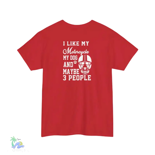 Motorcycle Dog Men’s Tee Shirt - T-Shirt
