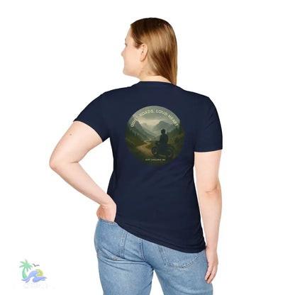 Motorcycle Tshirt- Express Yourself _ Quiet Road-Load Hearts - T-Shirt