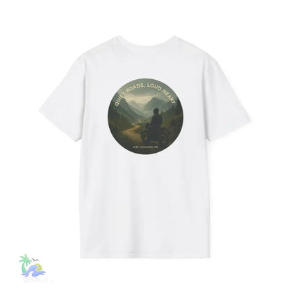 Motorcycle Tshirt- Express Yourself _ Quiet Road-Load Hearts - T-Shirt