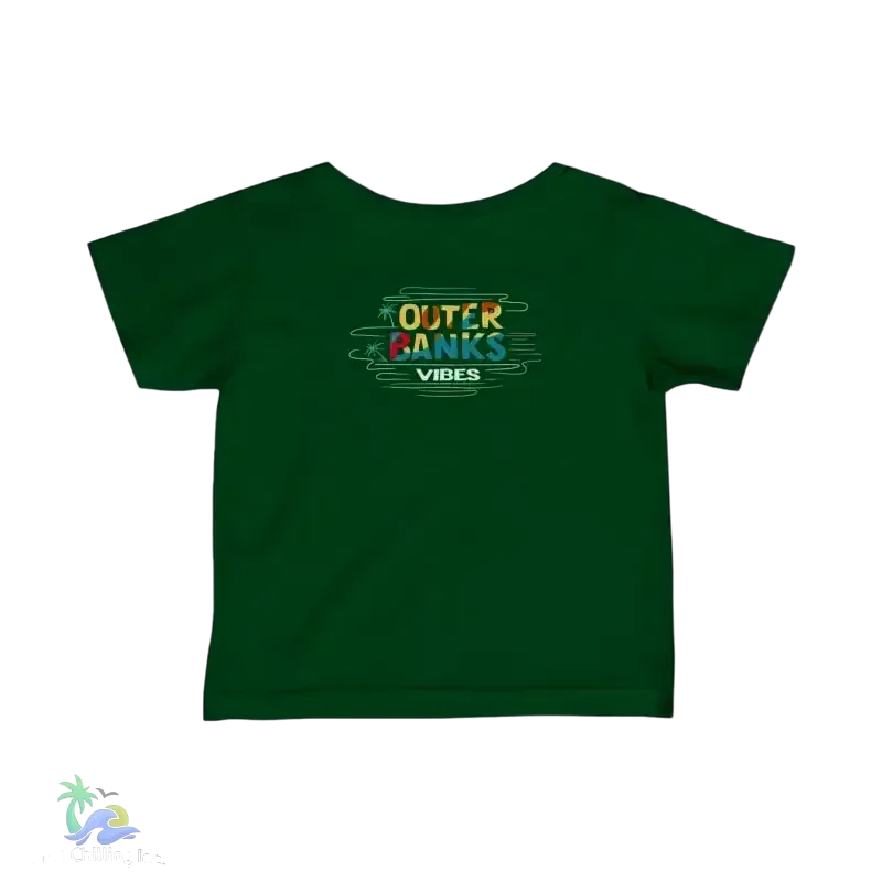 Infant Cotton T-Shirt – Outer Banks Tee | Soft Ring-Spun Cotton Baby Jersey Tee - Just Chilling Inc.