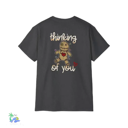 Unisex Ultra Cotton Tee Thinking - Dark Heather / S - T-Shirt