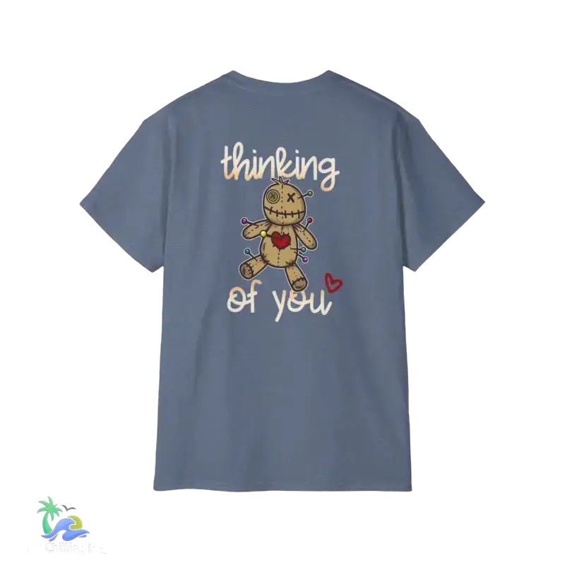 Unisex Ultra Cotton Tee Thinking - Heather Indigo / S - T-Shirt
