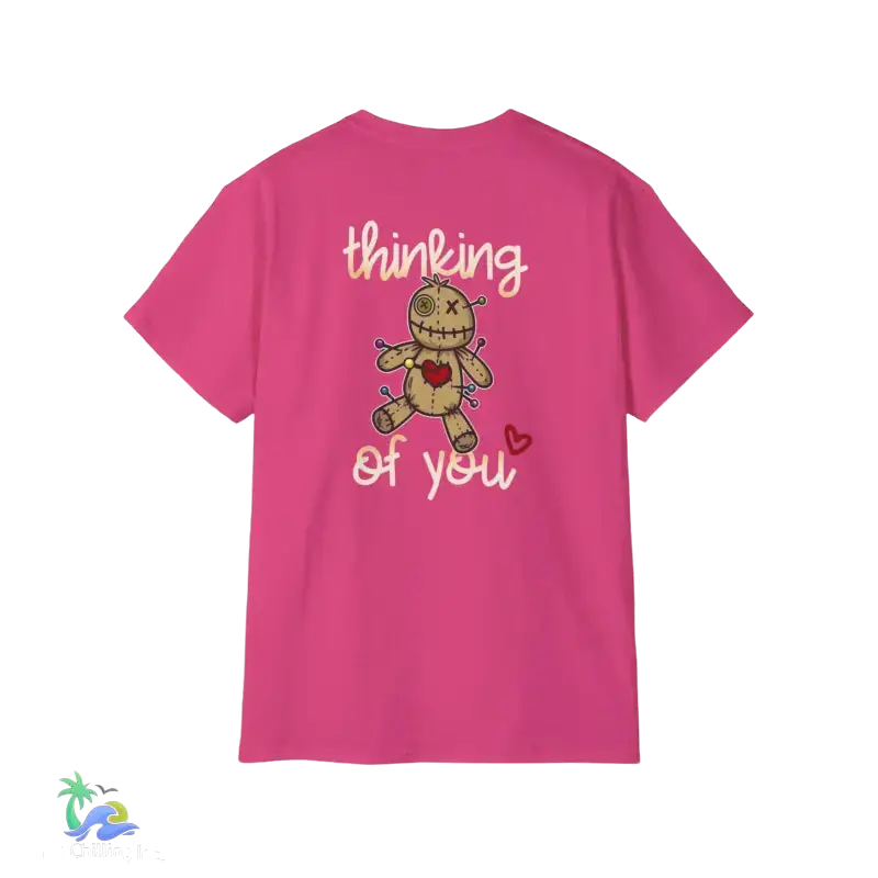 Unisex Ultra Cotton Tee Thinking - Heliconia / S - T-Shirt