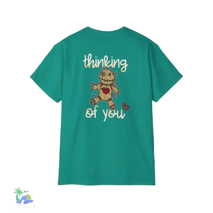 Unisex Ultra Cotton Tee Thinking - Jade Dome / S - T-Shirt