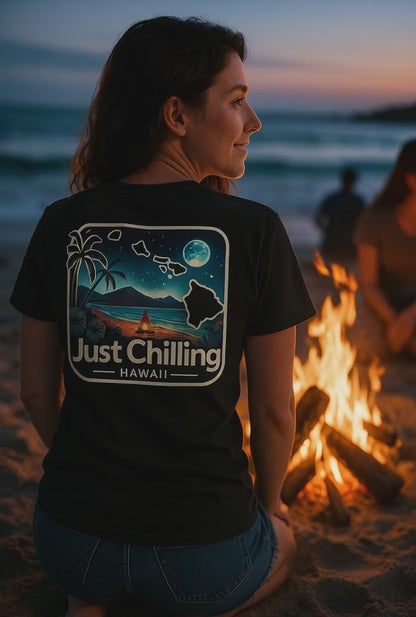 Unisex Cotton Tee – Heavy Cotton Shirt | Relaxed Fit T-Shirt for Beach Vibes