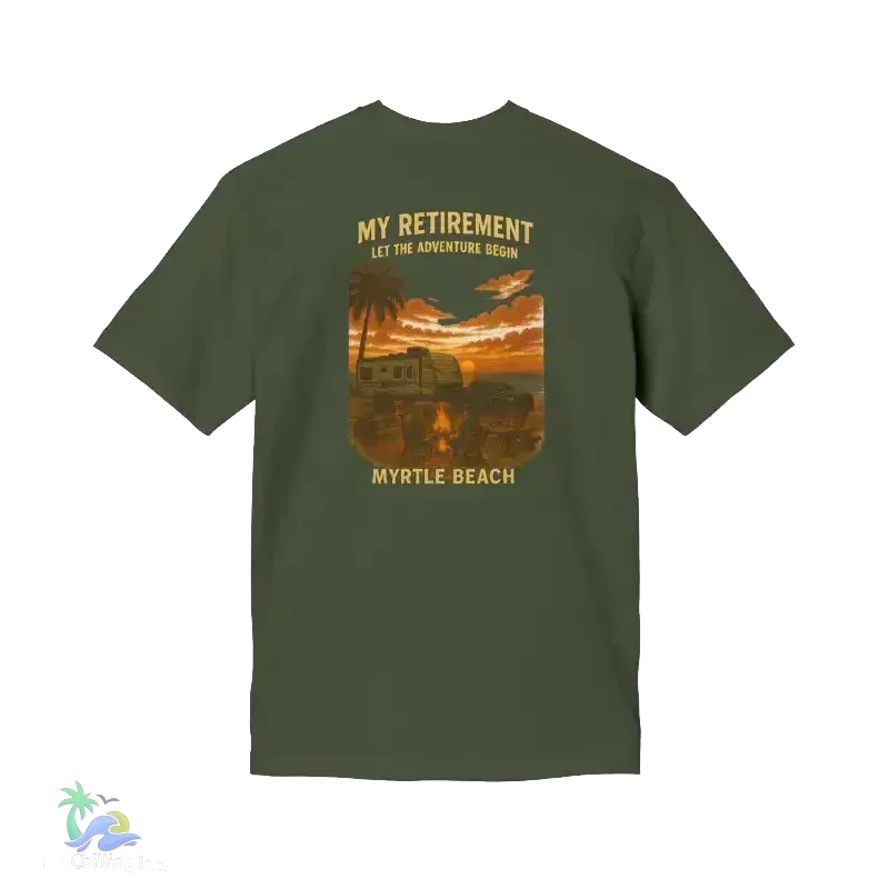 Retirement Celebration T-Shirt – Relaxed Fit Casual Summer Tee, Southern Vibes - Just Chilling Inc.