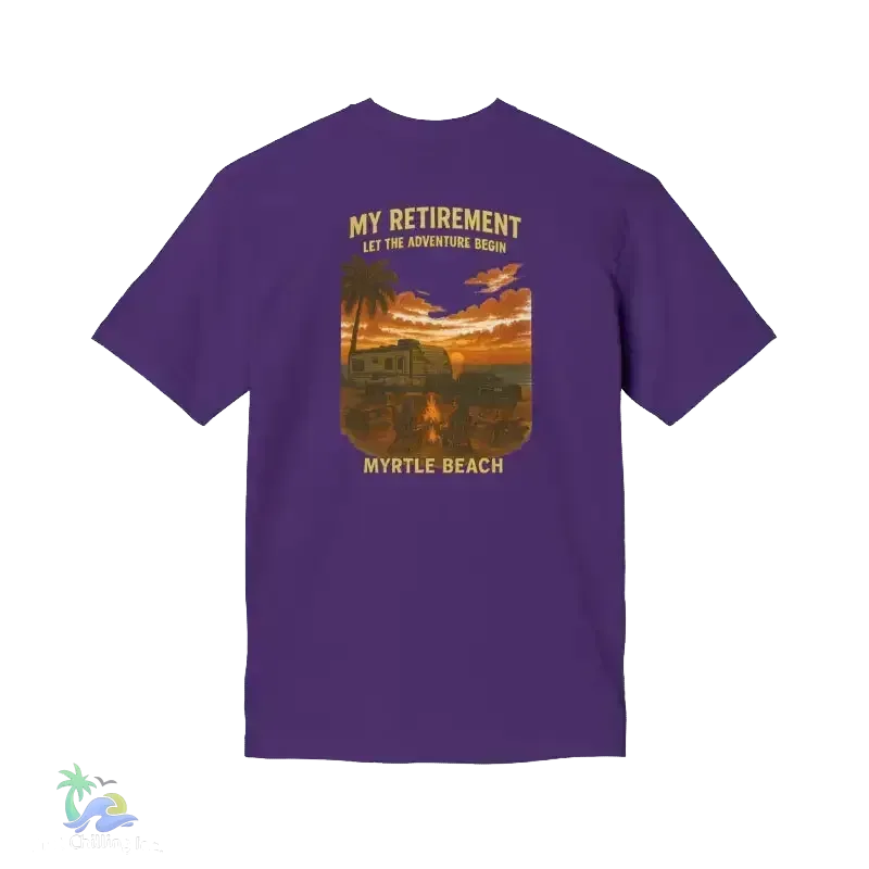 Retirement Celebration T-Shirt – Relaxed Fit Casual Summer Tee, Southern Vibes - Just Chilling Inc.