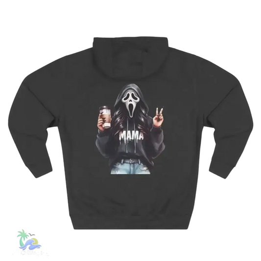 Rock Your Dark Side in Style with this Three-Panel Fleece Mama Hoodie - Just Chilling Inc. - 