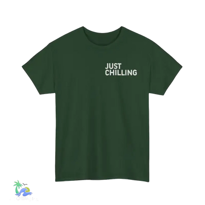 Unisex Heavy Cotton Tee running on coffee chaos and curses - T-Shirt