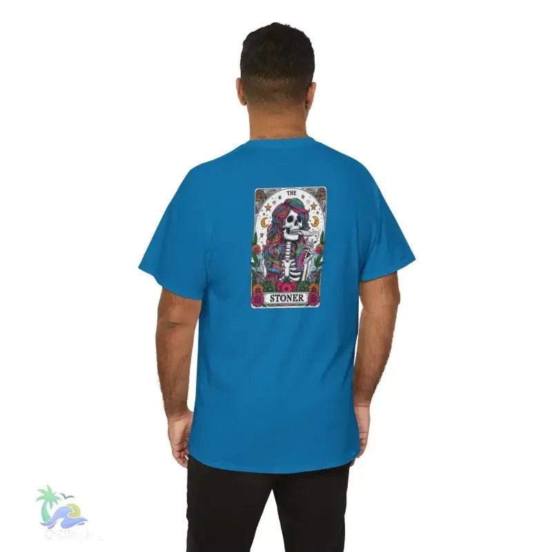 Stoner Tarot Tee - Unisex Cotton Shirt | Mystical Graphic T-Shirt, Comfortable Fit - Just Chilling Inc.