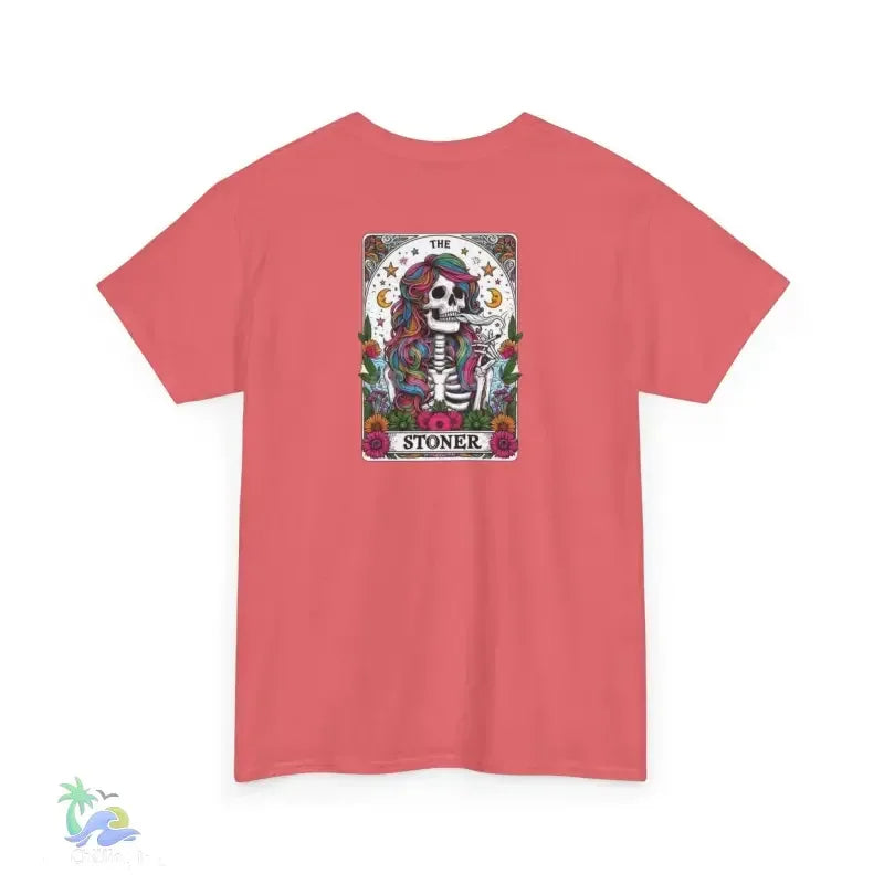 Stoner Tarot Tee - Unisex Cotton Shirt | Mystical Graphic T-Shirt, Comfortable Fit - Just Chilling Inc.