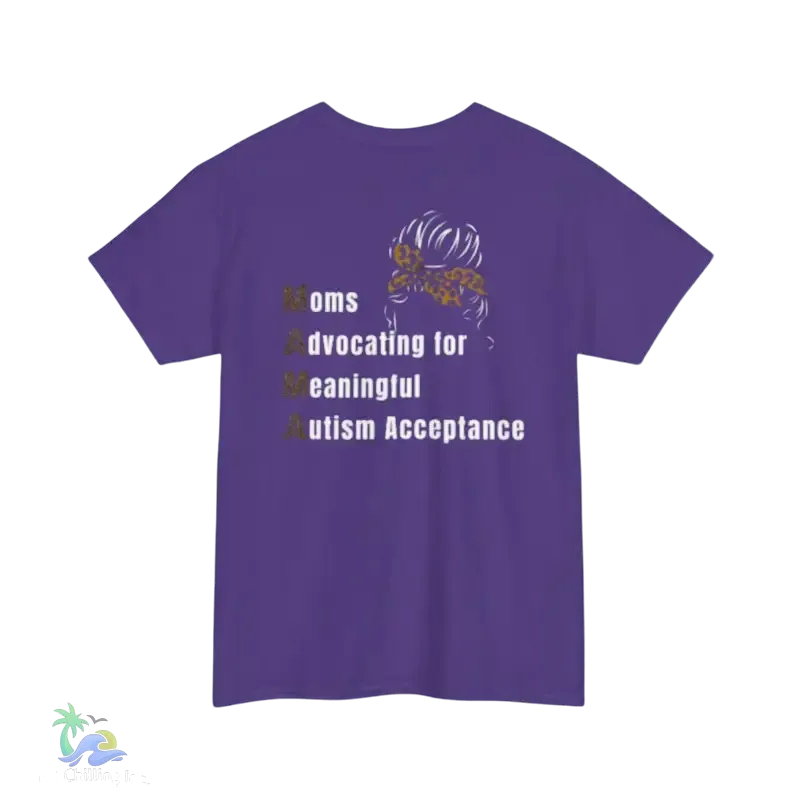 Autism Awareness T-Shirt – Classic Fit Ethical Cotton Tee for Support Moms - Just Chilling Inc.
