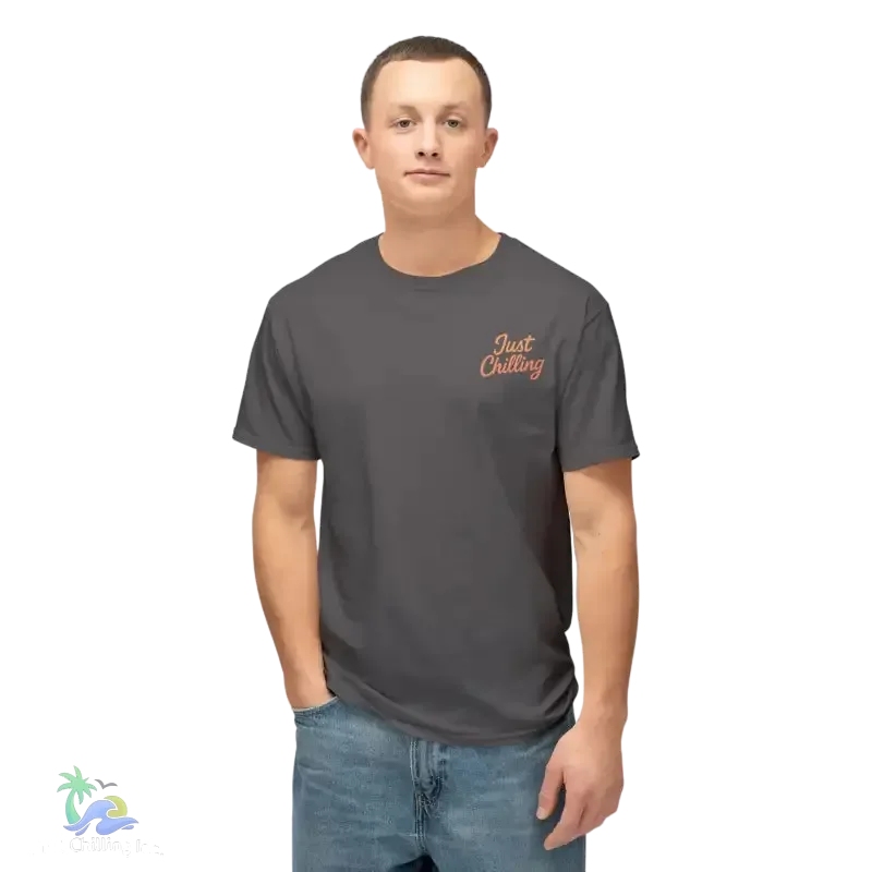 Black Cat T-Shirt – Minimalist Halloween Tee With Moon Design | Comfortable Cotton Top - Just Chilling Inc.