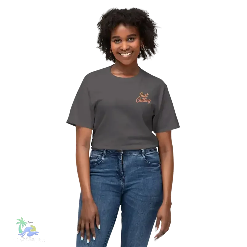 Black Cat T-Shirt – Minimalist Halloween Tee With Moon Design | Comfortable Cotton Top - Just Chilling Inc.