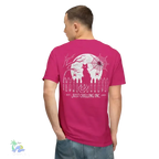 Black Cat T-Shirt – Minimalist Halloween Tee With Moon Design | Comfortable Cotton Top - Just Chilling Inc.