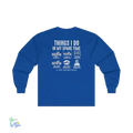 Motorcycle Lover Tee - Long Sleeve Cotton Biker Shirt With Durable Seams - Just Chilling Inc.