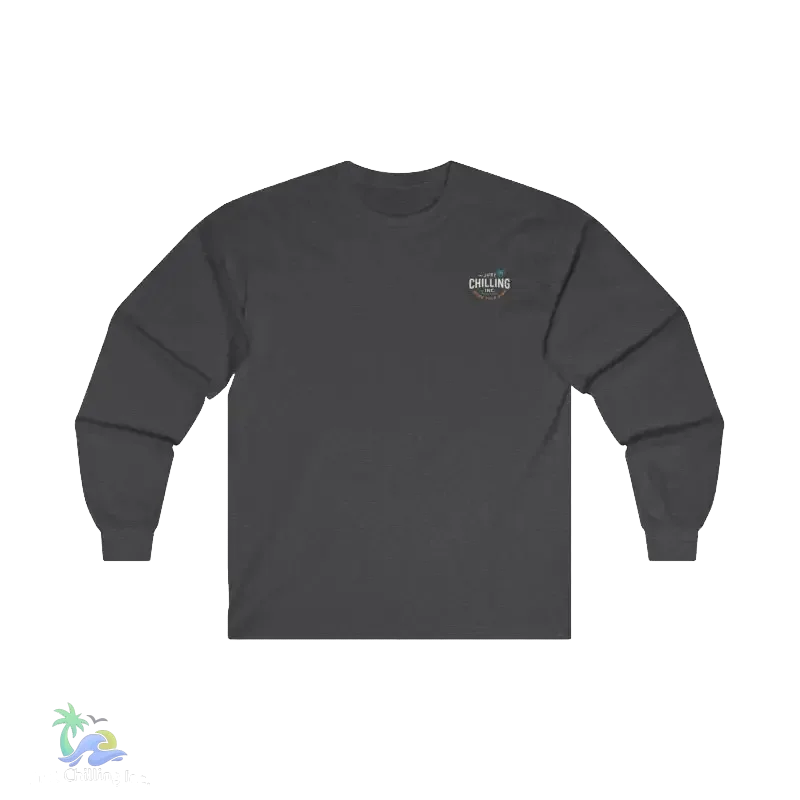 Motorcycle Lover Tee - Long Sleeve Cotton Biker Shirt With Durable Seams - Just Chilling Inc.
