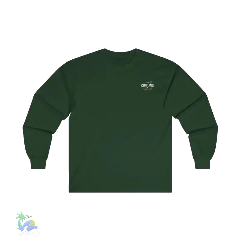 Motorcycle Lover Tee - Long Sleeve Cotton Biker Shirt With Durable Seams - Just Chilling Inc.