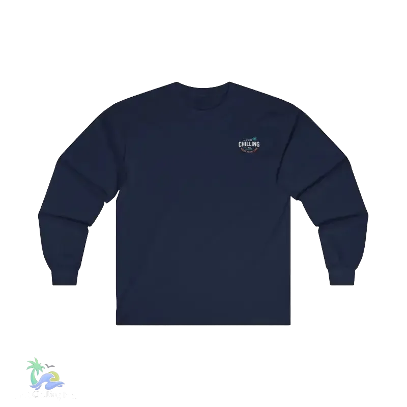 Motorcycle Lover Tee - Long Sleeve Cotton Biker Shirt With Durable Seams - Just Chilling Inc.