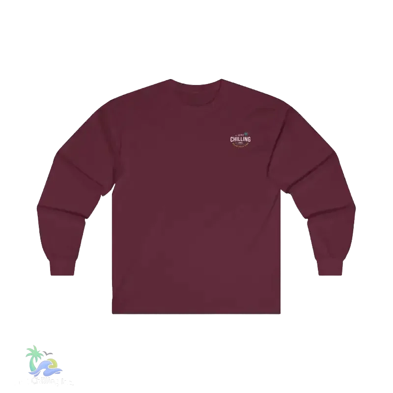 Motorcycle Lover Tee - Long Sleeve Cotton Biker Shirt With Durable Seams - Just Chilling Inc.