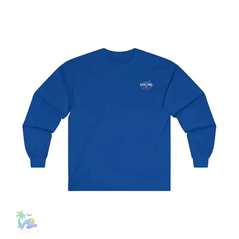 Motorcycle Lover Tee - Long Sleeve Cotton Biker Shirt With Durable Seams - Just Chilling Inc.