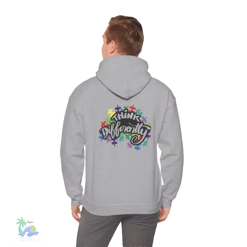 Autism Awareness Hoodie - Unisex Heavy Blend Sweatshirt With Kindness Message - Just Chilling Inc.