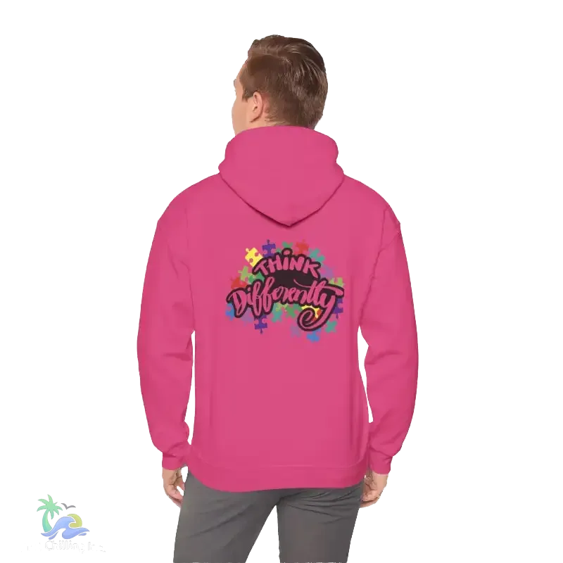 Autism Awareness Hoodie - Unisex Heavy Blend Sweatshirt With Kindness Message - Just Chilling Inc.