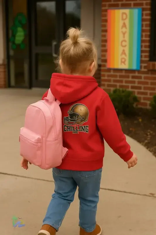 Toddler Fleece Hoodie - Soft Cotton Blend Pullover With Pockets, Durable Comfort - Just Chilling Inc.