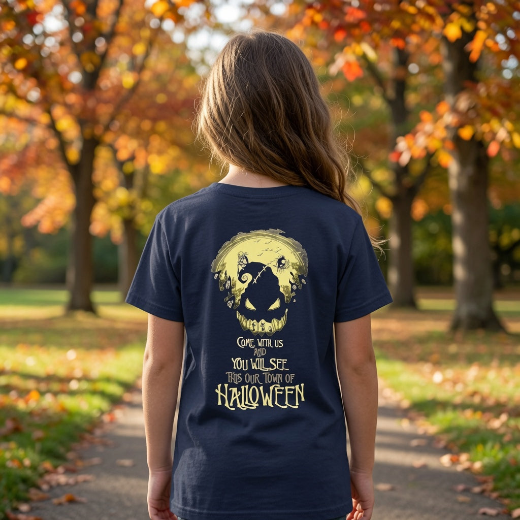 Kids T-Shirt Nightmare Before Christmas Oogy Boogie Design
