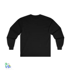 Cotton Long Sleeve Tee - Classic Fit Crew Neck Shirt With Durable Taped Shoulders - Just Chilling Inc.