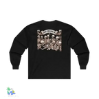 Cotton Long Sleeve Tee - Classic Fit Crew Neck Shirt With Durable Taped Shoulders - Just Chilling Inc.