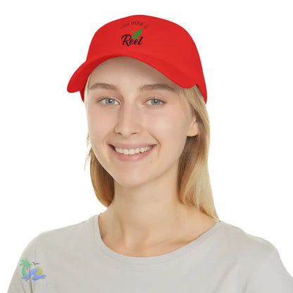 Unisex Distressed Cap I Like Keeping it reel - Hats