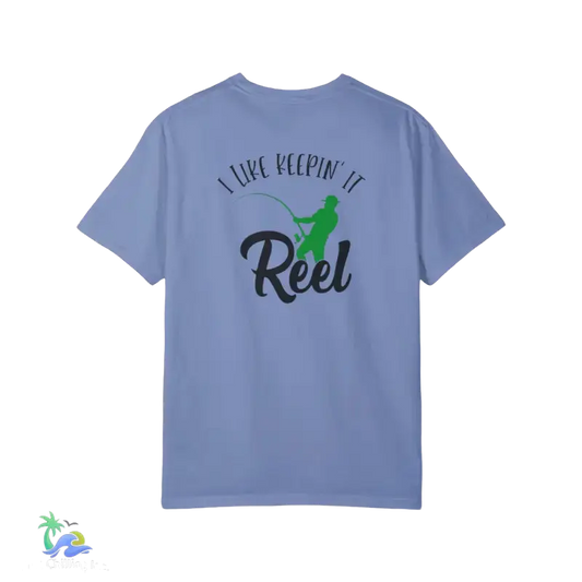 Unisex Garment-Dyed T-shirt I like to keep it reel fishing t-shirt - T-Shirt