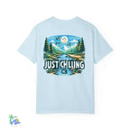 Unisex Garment-Dyed T-Shirt – Comfortable Cotton Crew Neck, Relaxed Fit Tee - Just Chilling Inc.